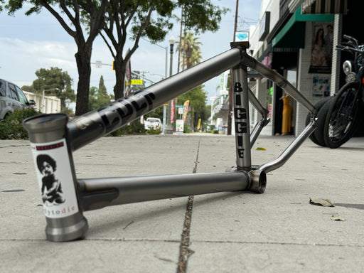 Biggie Frame in raw, Devon Smillie signature frame, cult frame, cult bmx frame, bmx frame