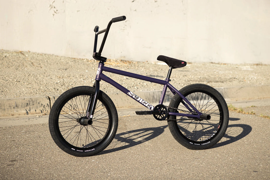 side view of the Sunday Darkwave complete bmx bike in brown, bike shop, bike, bicycle, sunday forecaster, sunday bmx, sunday bmx bike, bmx bike, bmx bicycle, bmx, bike, sunday bmx, bike 