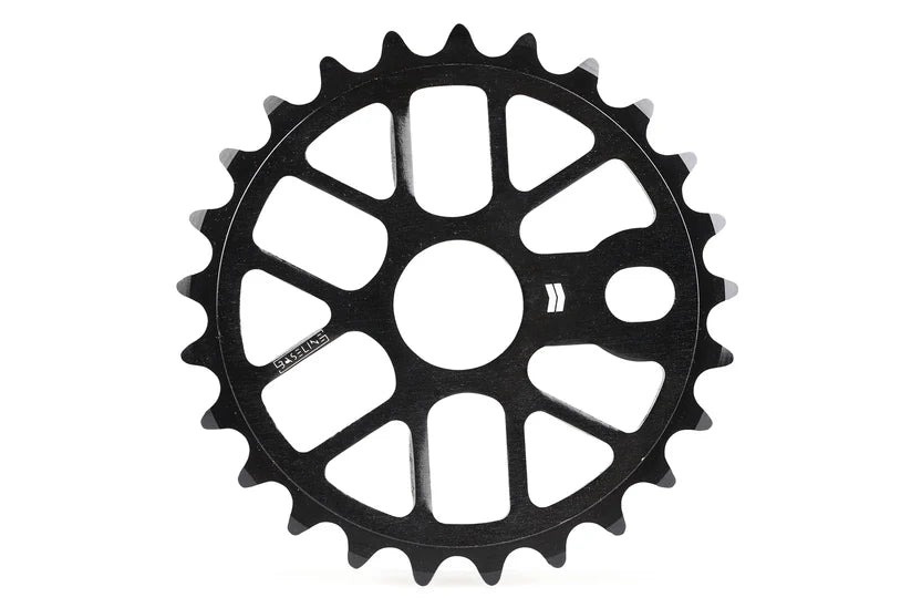 front view of baseline sprocket in black