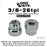 BILLET BMX DEEZ NUTS 3/8 (2-PACK)