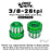 BILLET BMX DEEZ NUTS 3/8 (2-PACK)