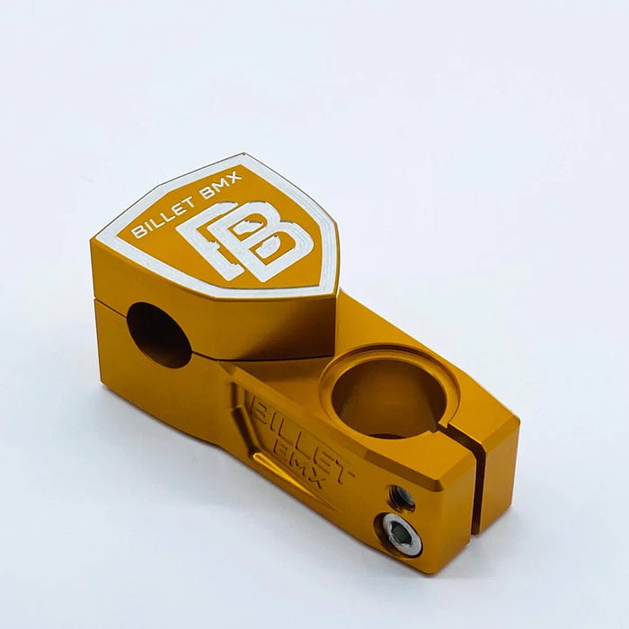 top view 57mm shield stem in gold