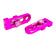 front view of chain tensioners in pink