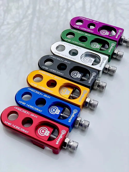 front view of bullseye  tensioners in all colors