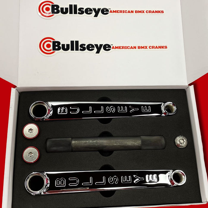 Bullseye Retro 175mm Box Crank arms Spindle