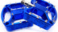 Bullseye Elite Pro Platform pedals top view blue