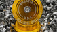 BULLSEYE FULL AUTO FULL CNC LOGO AL 1-1/8” HEADSET top view gold