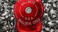 BULLSEYE FULL AUTO FULL CNC LOGO AL 1-1/8” HEADSET top view red