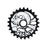 front view of the cranium chainring in black