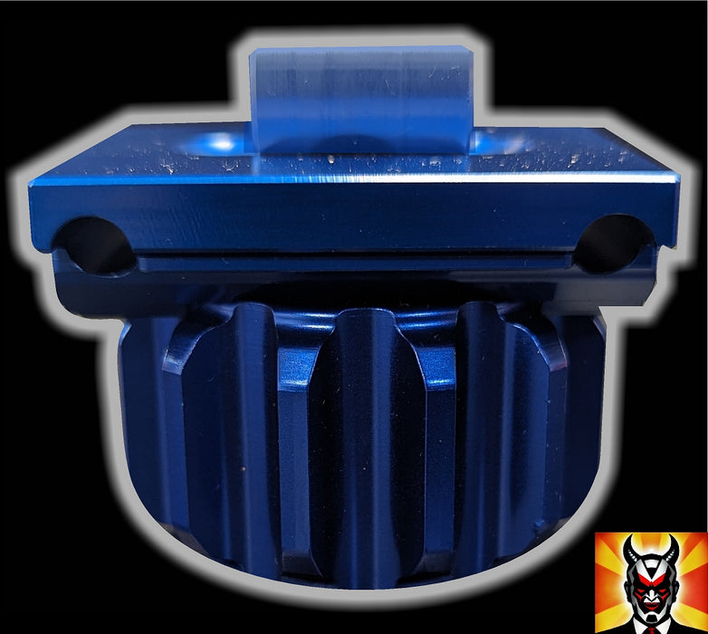 evil alloy sprocket seat gut in blue