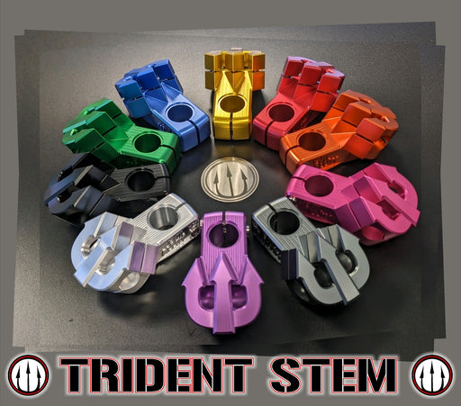 top view of trident stem in all colors