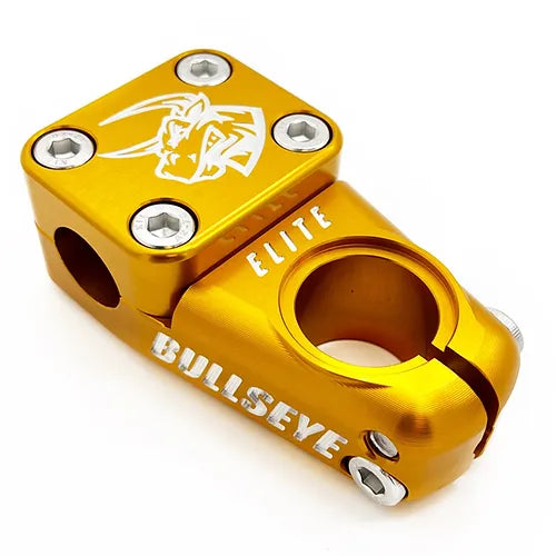 top view of mad bull stem in gold
