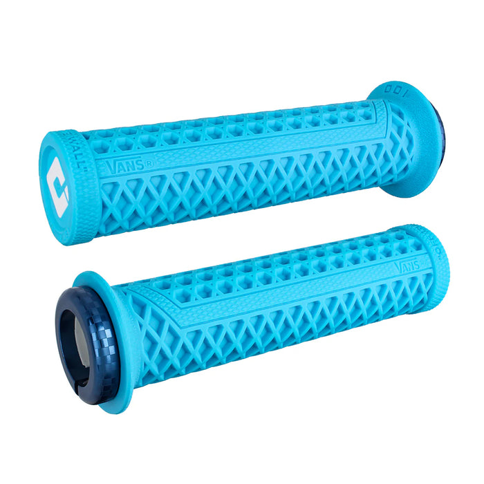 side view of vans 2.1 grips in blue