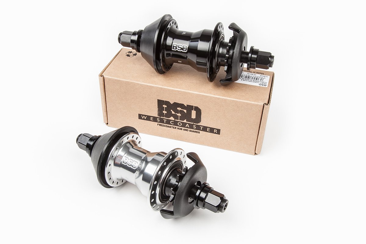 BSD West coaster Freecoaster rear hub Polished — Stacked BMX Shop