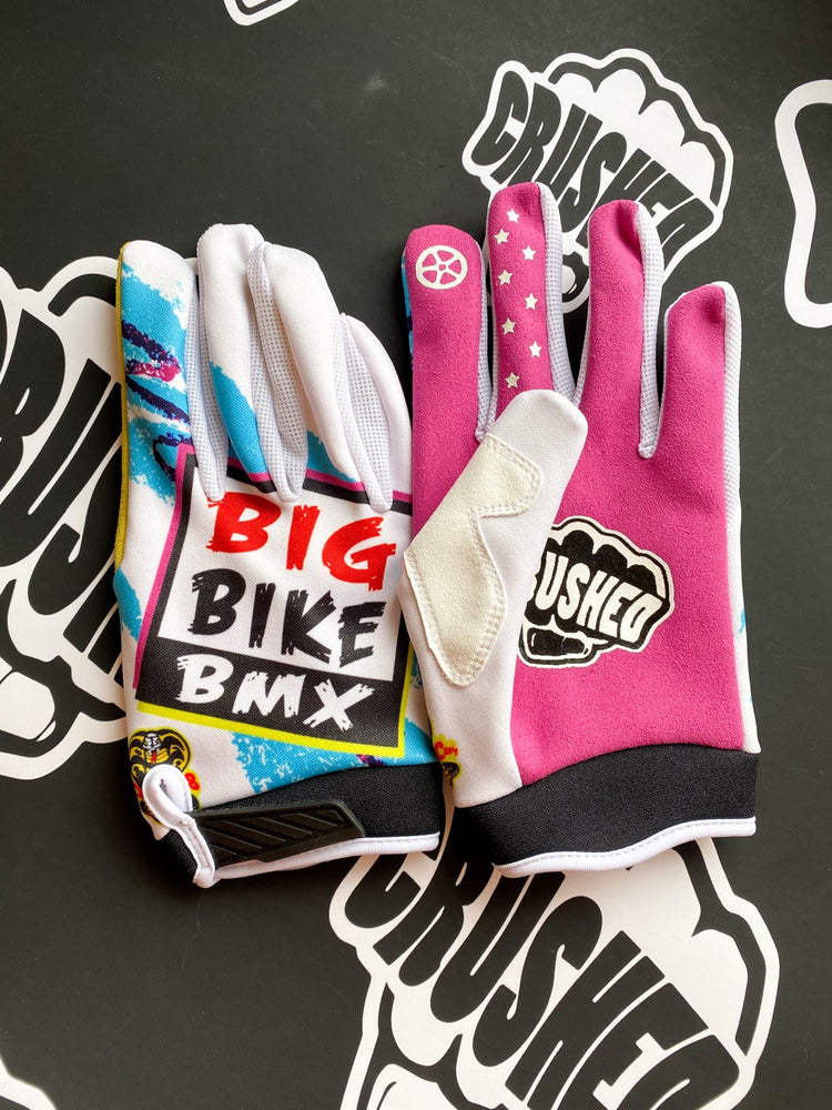 pink bmx gloves